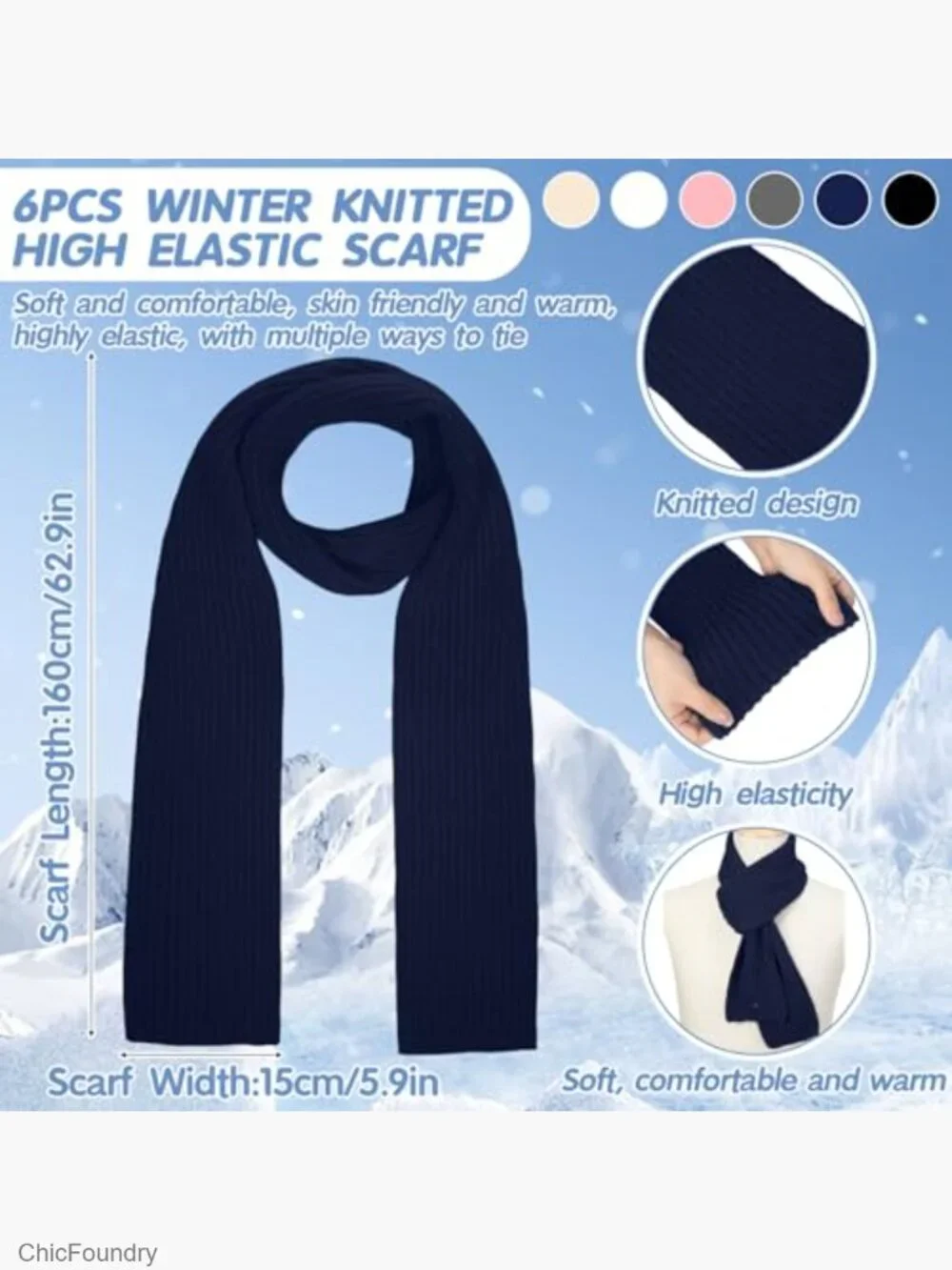 Kids Knit Beanie Hat Gloves Scarf Set Winter Warm Unisex